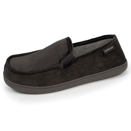 Isotoner Hausschuhe Hausschuhe Mokassins Herren Memory-Sohle 40 von Isotoner