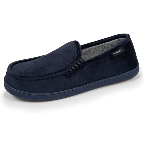 Isotoner Hausschuhe Hausschuhe Mokassins Herren Memory-Sohle 46 von Isotoner