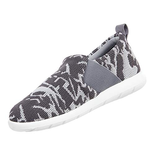 isotoner Zenz Damen Balance Sport Mesh Slipper Hausschuh, Geo-Print aus Eschenholz, 40.5 EU von Isotoner