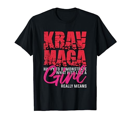 Kampfsportler Mädchen Geschenk Israel Krav Maga T-Shirt von Israel Kampfsport Krav Maga