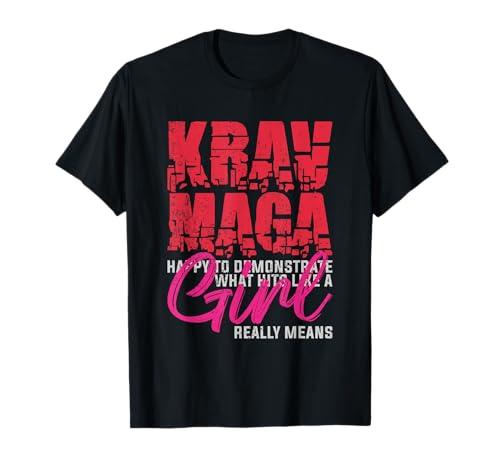 Kampfsportler Mädchen Geschenk Israel Krav Maga T-Shirt Kampfsportler Mädchen Geschenk Israel Krav Maga T-Shirt von Israel Kampfsport Krav Maga