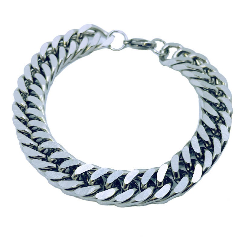 Edelstahlringe Armband, Panzerkette Für Männer von IsraelGiftsCo