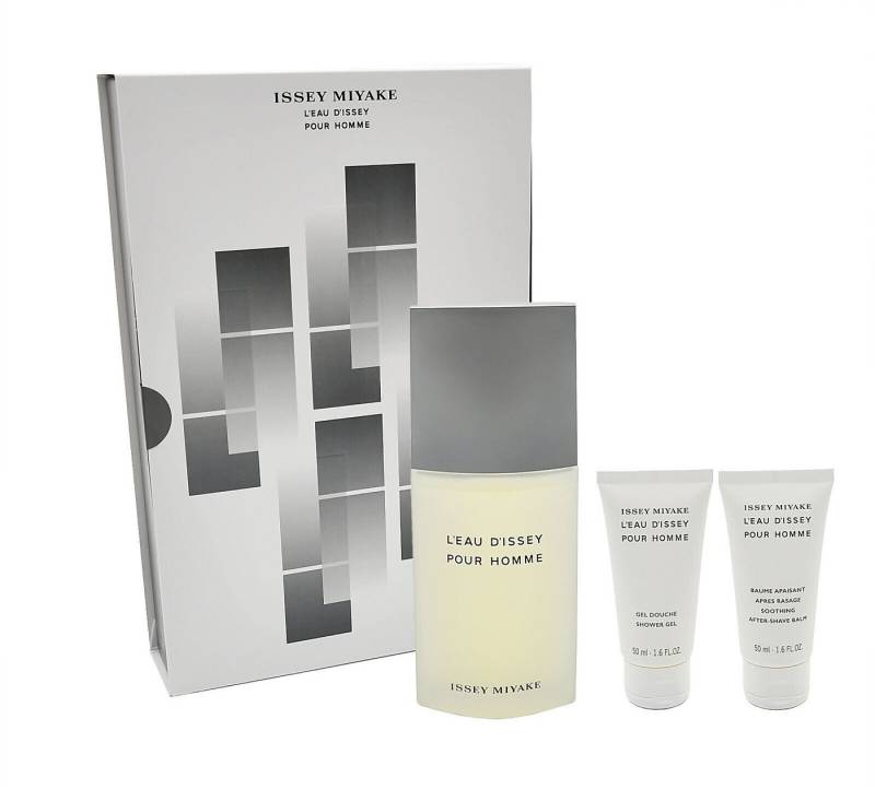 Issey Miyake Duft-Set ISSEY MISAKE L'EAU D'ISSEY POUR HOMME EDT 125ML + AS 50ML + SG 50ML von Issey Miyake