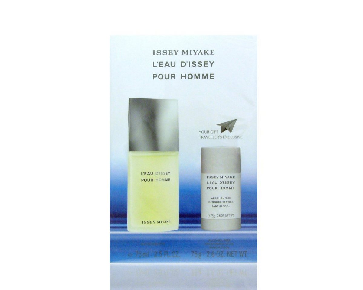 Issey Miyake Duft-Set Issey Miyake L'Eau D'Issey pour Homme Set - EDT 75 ml + DS 75 g von Issey Miyake
