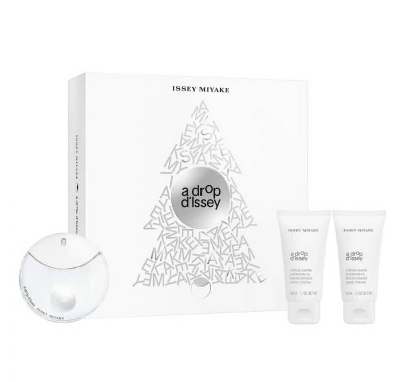 Issey Miyake Eau de Parfum A Drop d'Issey Geschenkset 50ml EDP + 2 x 50ml Handcreme von Issey Miyake