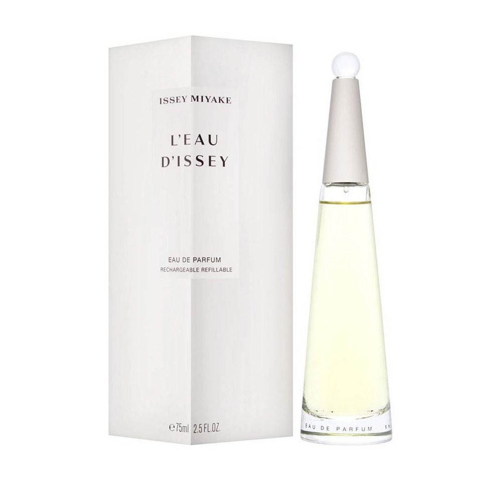 Issey Miyake Eau de Parfum Issey Miyake L'Eau d'Issey Eau de Parfum 75 ml, Zeitloser Damenduft mit Lotus, Rose & Moschusnoten von Issey Miyake