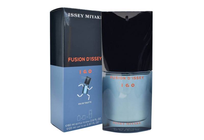 Issey Miyake Eau de Toilette Fusion d Issey IGO, 80ml TO STAY + 20ml CAP TO GO von Issey Miyake