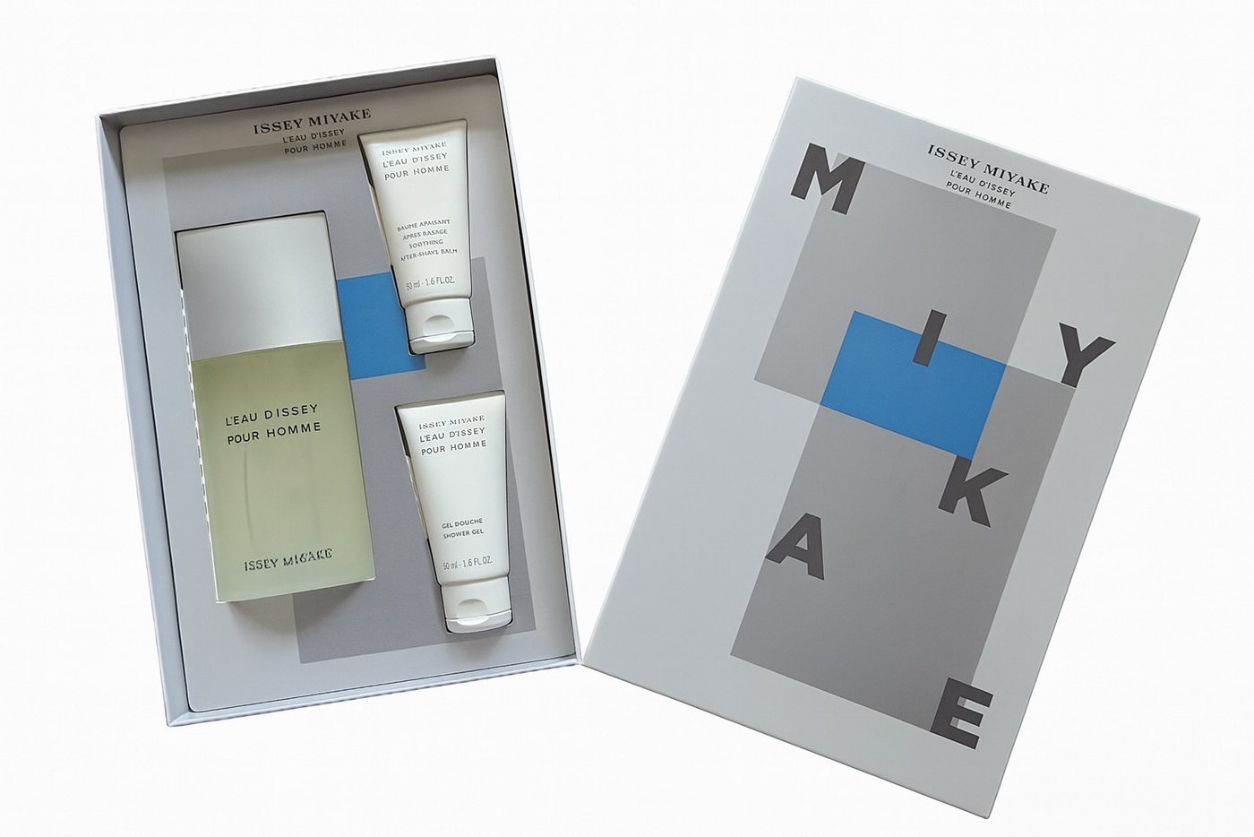 Issey Miyake Eau de Toilette L`Eau D`Issey Pour Homme 125ml Eau De Toilette &ASB 50ml & DG 50ml von Issey Miyake