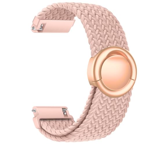 Issinlky 19mm Nylon Geflechtband für Veryfitpro ID205L, elastisches Runde Schnalle Armband für GRV FC1 IDW15 ID205S ID205G ID215G ID216 ID205L YM205L BV205L TE021 SW020 SW021 SW023 Smartwatch von Issinlky