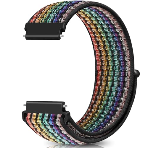 Issinlky 20mm Nylon Sport Loop armband Kompatibel mit Samsung Galaxy Watch 7/6/5/4/FE 40mm 44mm/ Venu Sq/Sq 2/Venu 2 Plus/Vivoactive 3/5/Venu/Amazfit GTS, Quick Release Strap für Frauen Männer Issinlky 20mm Nylon Sport Loop armband Kompatibel mit Samsung Galaxy Watch 7/6/5/4/FE 40mm 44mm/ Venu Sq/Sq 2/Venu 2 Plus/Vivoactive 3/5/Venu/Amazfit GTS, Quick Release Strap für Frauen Männer von Issinlky