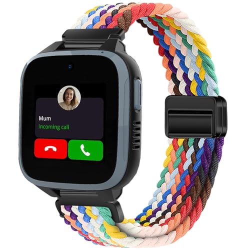 Issinlky Kids Nylon Braided armband Compatible with XPLORA X5/XGO2/XGO3, Elastic Magnetic Buckle armbandd for Xplora X5 Play/XGO2/XGO3 von Issinlky