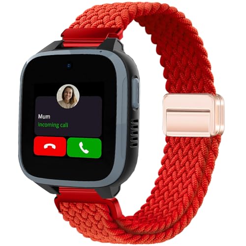 Issinlky Kids Nylon Braided armband Compatible with XPLORA X5/XGO2/XGO3, Elastic Magnetic Buckle armbandd for Xplora X5 Play/XGO2/XGO3 von Issinlky