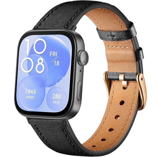 Issinlky Lederarmband für Huawei Fit 3/4/4 Pro, Business Band für Huawei Fit 3/4/4 Pro Herren Damen Issinlky Lederarmband für Huawei Fit 3/4/4 Pro, Business Band für Huawei Fit 3/4/4 Pro Herren Damen von Issinlky