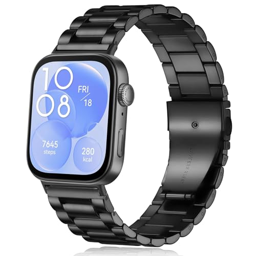 Issinlky Metall armband für Huawei Watch Fit 3, Edelstahlband für Huawei Watch Fit 3 Herren Damen Issinlky Metall armband für Huawei Watch Fit 3, Edelstahlband für Huawei Watch Fit 3 Herren Damen von Issinlky