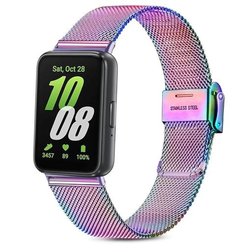 Issinlky Metallband für Samsung Galaxy Fit 3, Edelstahl armband für Samsung Galaxy Fit 3 SM-R390 Herren Damen Issinlky Metallband für Samsung Galaxy Fit 3, Edelstahl armband für Samsung Galaxy Fit 3 SM-R390 Herren Damen von Issinlky