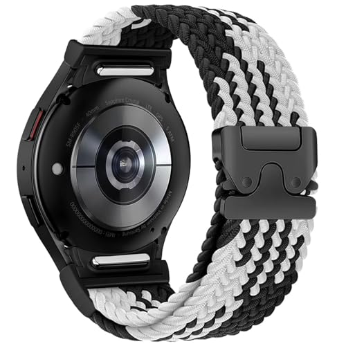 Issinlky No Gap Nylon Flechtband Kompatibel mit Galaxy Watch 7/FE/6/5/4 40mm 44mm, Elastisches Magnetschnallenband für Galaxy Watch 6 Classic/4 Classic/5 Pro Herren Damen Issinlky No Gap Nylon Flechtband Kompatibel mit Galaxy Watch 7/FE/6/5/4 40mm 44mm, Elastisches Magnetschnallenband für Galaxy Watch 6 Classic/4 Classic/5 Pro Herren Damen von Issinlky