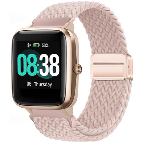 Issinlky Nylon Geflechtband für Veryfitpro ID205L, 19mm elastisches Armband für GRV FC1 IDW15 ID205S ID205G ID215G ID216 ID205L YM205L Uwatch3 Ufit GT BV205L TE021 SW020 SW021 SW023 Smartwatch Issinlky Nylon Geflechtband für Veryfitpro ID205L, 19mm elastisches Armband für GRV FC1 IDW15 ID205S ID205G ID215G ID216 ID205L YM205L Uwatch3 Ufit GT BV205L TE021 SW020 SW021 SW023 Smartwatch von Issinlky