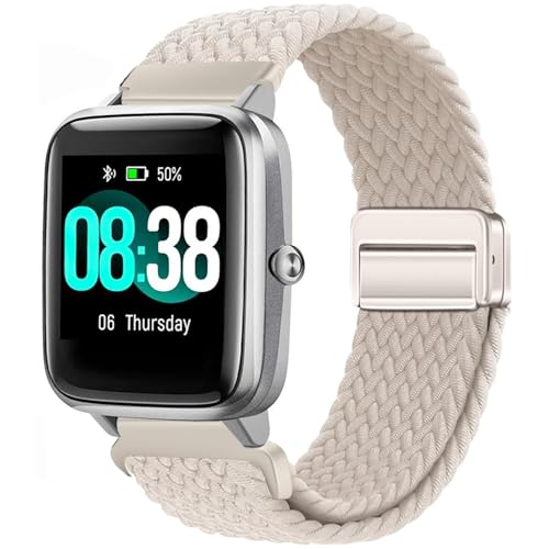 Issinlky Nylon Geflechtband für Veryfitpro ID205L, 19mm elastisches Armband für GRV FC1 IDW15 ID205S ID205G ID215G ID216 ID205L YM205L Uwatch3 Ufit GT BV205L TE021 SW020 SW021 SW023 Smartwatch Issinlky Nylon Geflechtband für Veryfitpro ID205L, 19mm elastisches Armband für GRV FC1 IDW15 ID205S ID205G ID215G ID216 ID205L YM205L Uwatch3 Ufit GT BV205L TE021 SW020 SW021 SW023 Smartwatch von Issinlky