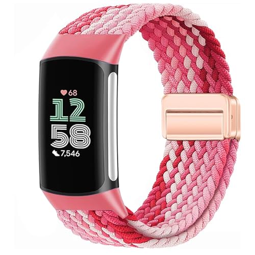 Issinlky Nylon geflochtene armband Kompatibel mit Charge 6/5, elastische magnetische Schnalle armband für Charge 5/6 Frauen Männer Issinlky Nylon geflochtene armband Kompatibel mit Charge 6/5, elastische magnetische Schnalle armband für Charge 5/6 Frauen Männer von Issinlky