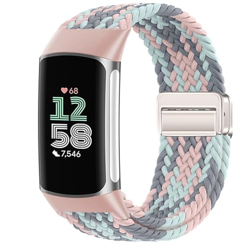 Issinlky Nylon geflochtene armband Kompatibel mit Charge 6/5, elastische magnetische Schnalle armband für Charge 5/6 Frauen Männer Issinlky Nylon geflochtene armband Kompatibel mit Charge 6/5, elastische magnetische Schnalle armband für Charge 5/6 Frauen Männer von Issinlky