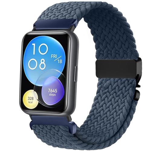 Issinlky Nylon geflochtene armband kompatibel mit Watch Fit 2, elastische Sportarmband für Fit 2 Frauen Männer Issinlky Nylon geflochtene armband kompatibel mit Watch Fit 2, elastische Sportarmband für Fit 2 Frauen Männer von Issinlky