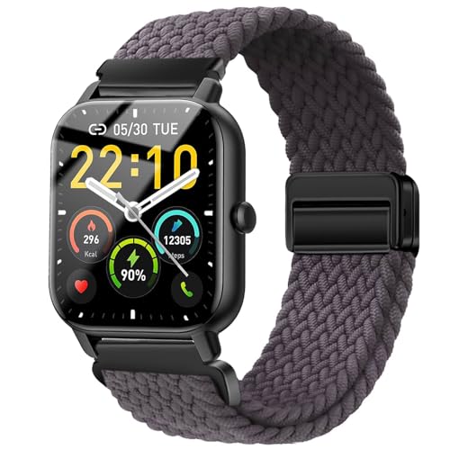 Issinlky Nylonband für Gloryfit Smart Watch P66/P66D/P72/P95, 22mm geflochtenes verstellbares armband für Veryfit IDW19/IDW13/IDW16/IDW18, TUYOM LW36, H1/D1,T70/T60/T50S,Y6, YB54, G39, AGPTE LW11 Issinlky Nylonband für Gloryfit Smart Watch P66/P66D/P72/P95, 22mm geflochtenes verstellbares armband für Veryfit IDW19/IDW13/IDW16/IDW18, TUYOM LW36, H1/D1,T70/T60/T50S,Y6, YB54, G39, AGPTE LW11 von Issinlky