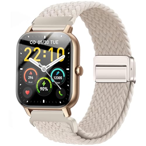 Issinlky Nylonband für Gloryfit Smart Watch P66/P66D/P72/P95, 22mm geflochtenes verstellbares armband für Veryfit IDW19/IDW13/IDW16/IDW18, TUYOM LW36, H1/D1,T70/T60/T50S,Y6, YB54, G39, AGPTE LW11 Issinlky Nylonband für Gloryfit Smart Watch P66/P66D/P72/P95, 22mm geflochtenes verstellbares armband für Veryfit IDW19/IDW13/IDW16/IDW18, TUYOM LW36, H1/D1,T70/T60/T50S,Y6, YB54, G39, AGPTE LW11 von Issinlky