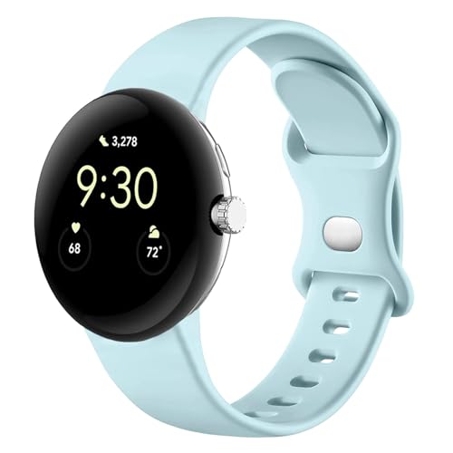 Issinlky Silikonarmband kompatibel mit Google Pixel Watch, Sport Ersatzarmband für Google Pixel Watch/Google Pixel Watch 2/Google Pixel Watch 3 41mm Männer Frauen Issinlky Silikonarmband kompatibel mit Google Pixel Watch, Sport Ersatzarmband für Google Pixel Watch/Google Pixel Watch 2/Google Pixel Watch 3 41mm Männer Frauen von Issinlky