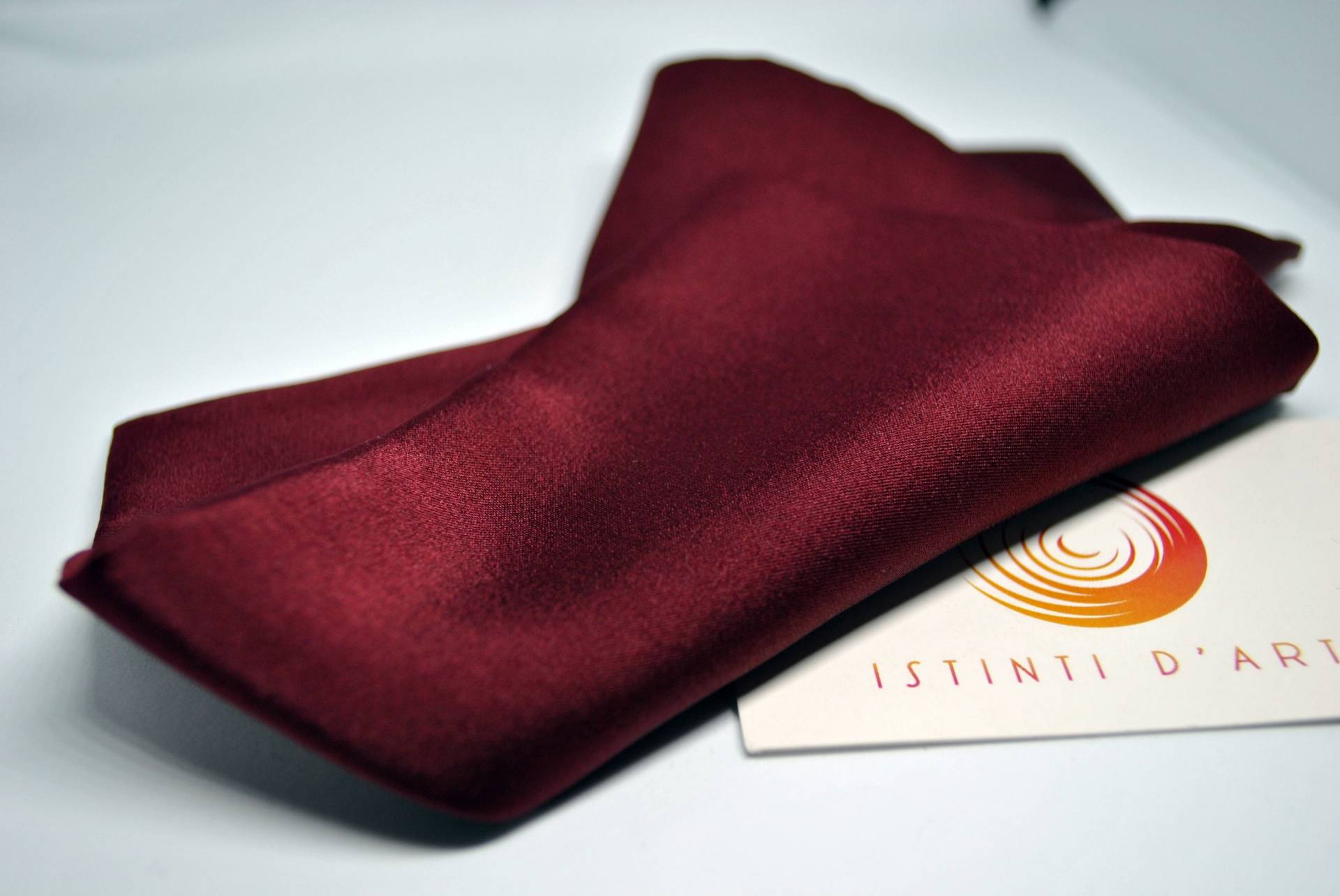 Clutch Tasche Aus Bordeauxrotem Satin Mod. Kir von Istintidarte