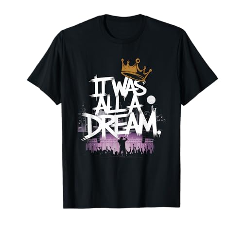 It Was A Dream Tshirt Herren Damen Rap 90s Hip Hop T-Shirt It Was A Dream Tshirt Herren Damen Rap 90s Hip Hop T-Shirt von It Was A Dream Shirt Picture 90s Rap Music