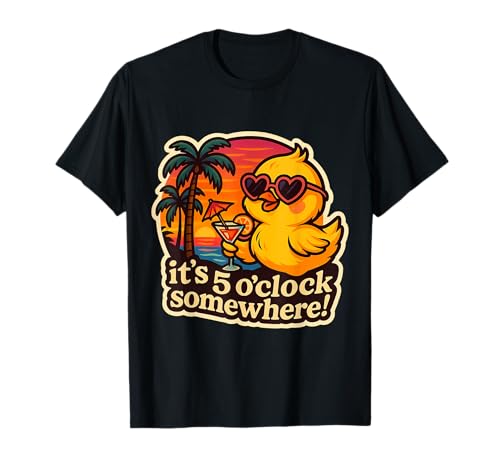 It's 5 O'Clock Somewhere Lustiger Chick Vintage-Cocktail für Damen T-Shirt von It's 5 O'Clock Somewhere Llama Cocktail Products