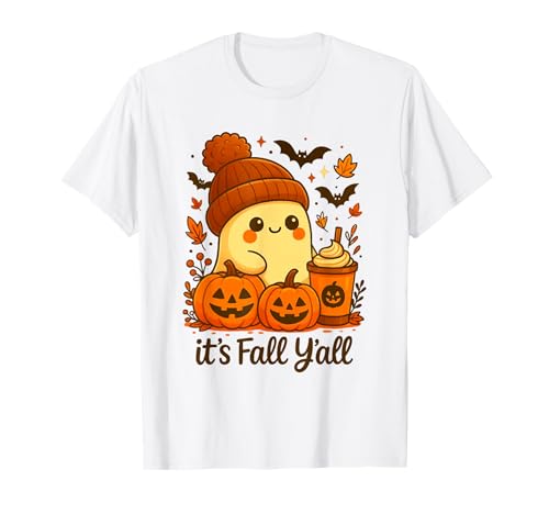 Its Fall Yall Shirt Happy Fall Yall Shirt Damen Herren Kinder T-Shirt von It's Fall Y'all Cute Gnomes Pumpkin Autumn Tree
