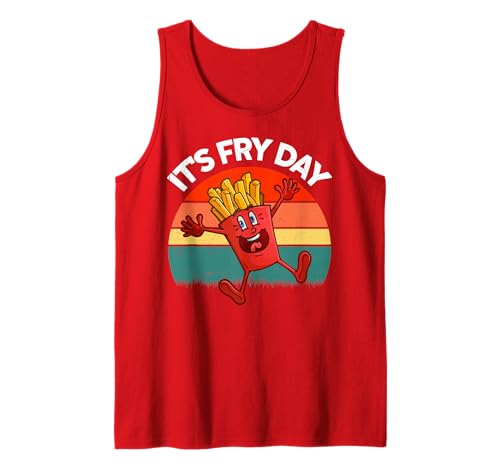 Kleinkind I Love French Fries Its Fry Day Boy Women Funny Kids Tank Top von It's Fry Day Funny Toddler Boy Kids French Fries