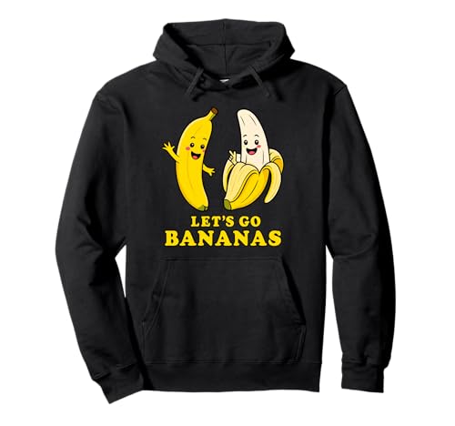 Lustiges Bananenkostüm für Kinder, Let's Go Bananen, niedlich, für Jungen und Mädchen Pullover Hoodie von It's My Birthday Funny Let's Go Bananas Tee