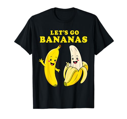 Lustiges Bananenkostüm für Kinder, Let's Go Bananen, niedlich, für Jungen und Mädchen T-Shirt Lustiges Bananenkostüm für Kinder, Let's Go Bananen, niedlich, für Jungen und Mädchen T-Shirt von It's My Birthday Funny Let's Go Bananas Tee