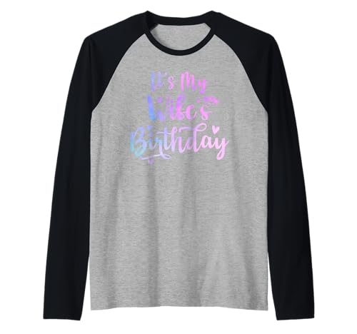 It's My Wife's Birthday Funny Family Matching Couples Woman Raglan von It's My Wife's Birthday Funny Matching Couples