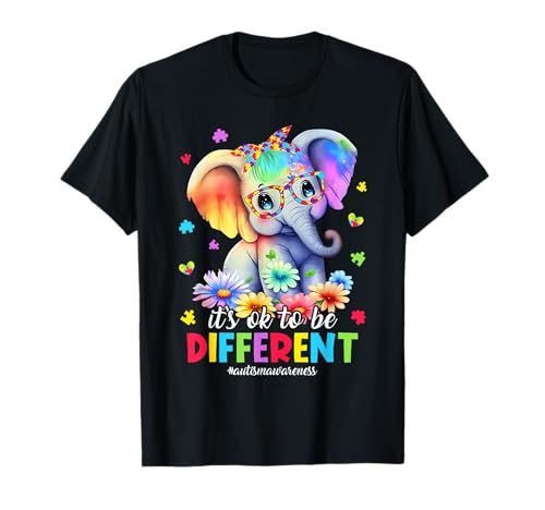 It's Ok To Be Different Autismus Awareness Cute Elephant Kids T-Shirt It's Ok To Be Different Autismus Awareness Cute Elephant Kids T-Shirt von It’s Ok To Be Different Autism Awareness Elephant