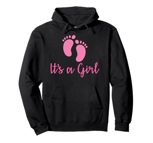 Cute It's A Girl Babyparty Gender Reveal Party für Damen, Rosa Pullover Hoodie von It's a Girl Pregnancy announcement New Year Child