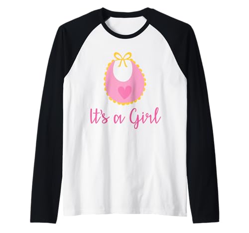 Cute It's A Girl Babyparty Gender Reveal Party für Damen, Rosa Raglan Cute It's A Girl Babyparty Gender Reveal Party für Damen, Rosa Raglan von It's a Girl Pregnancy announcement New Year Child