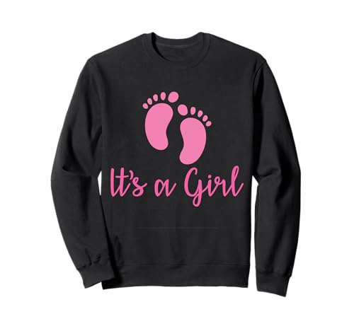 Cute It's A Girl Babyparty Gender Reveal Party für Damen, Rosa Sweatshirt von It's a Girl Pregnancy announcement New Year Child