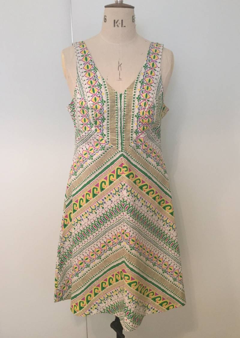 1970Er Jahre Hausfrau Sonnen Kleid 1970Er Jahre Hausfrau Sonnen Kleid von ItHasToBeVintage