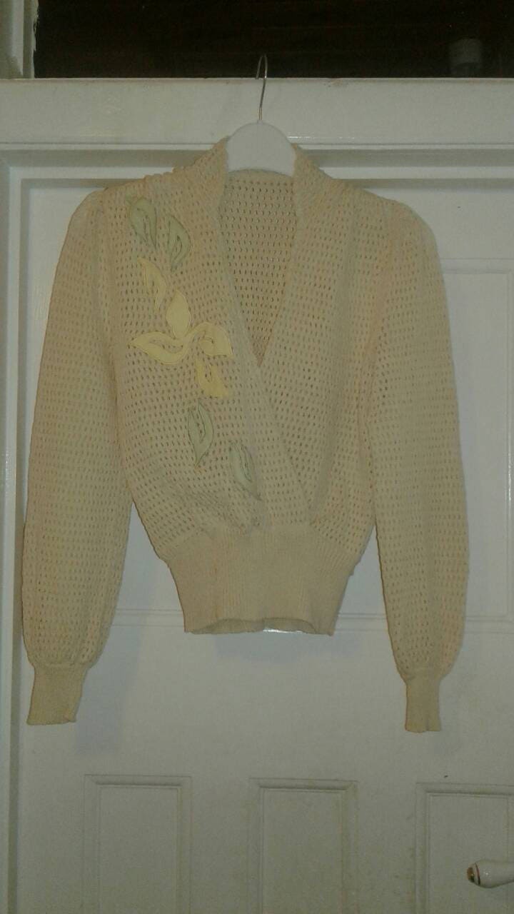 Vintage 40Er Jahre Leichtes Strick Top Vintage 40Er Jahre Leichtes Strick Top von ItHasToBeVintage