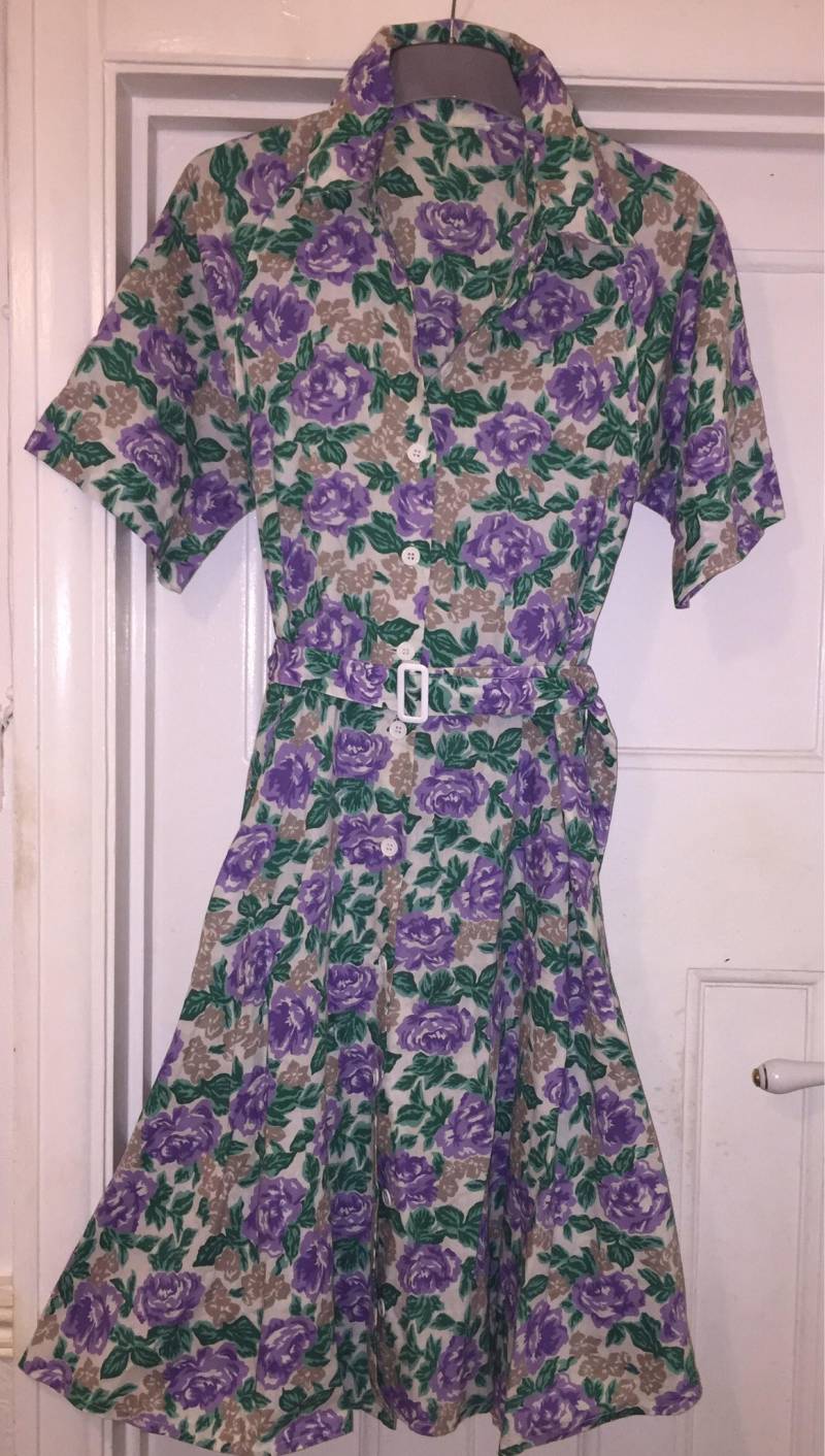 Vintage 50Er Jahre Shirt Kleid/Teekleid von ItHasToBeVintage