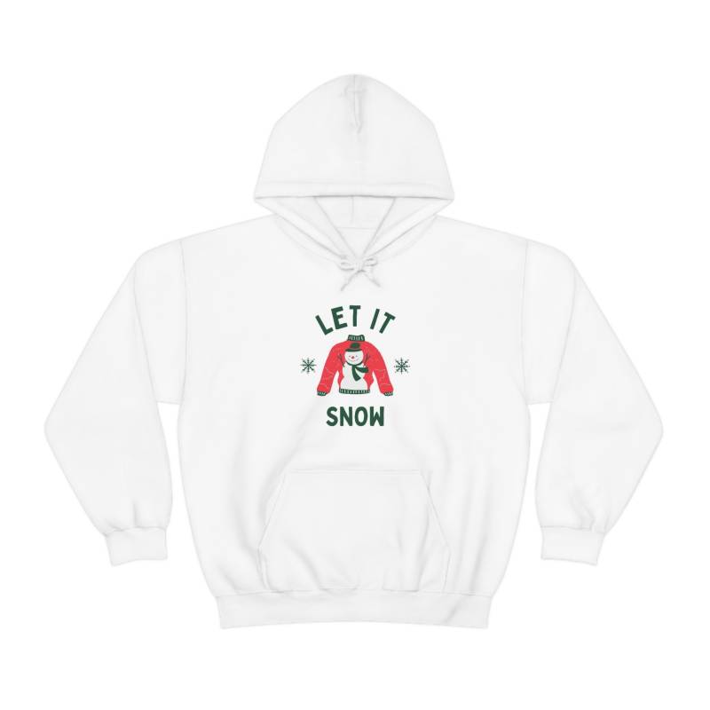 Unisex Heavy Blend Kapuzenpullover "Let It Snow" von ItWearStudio