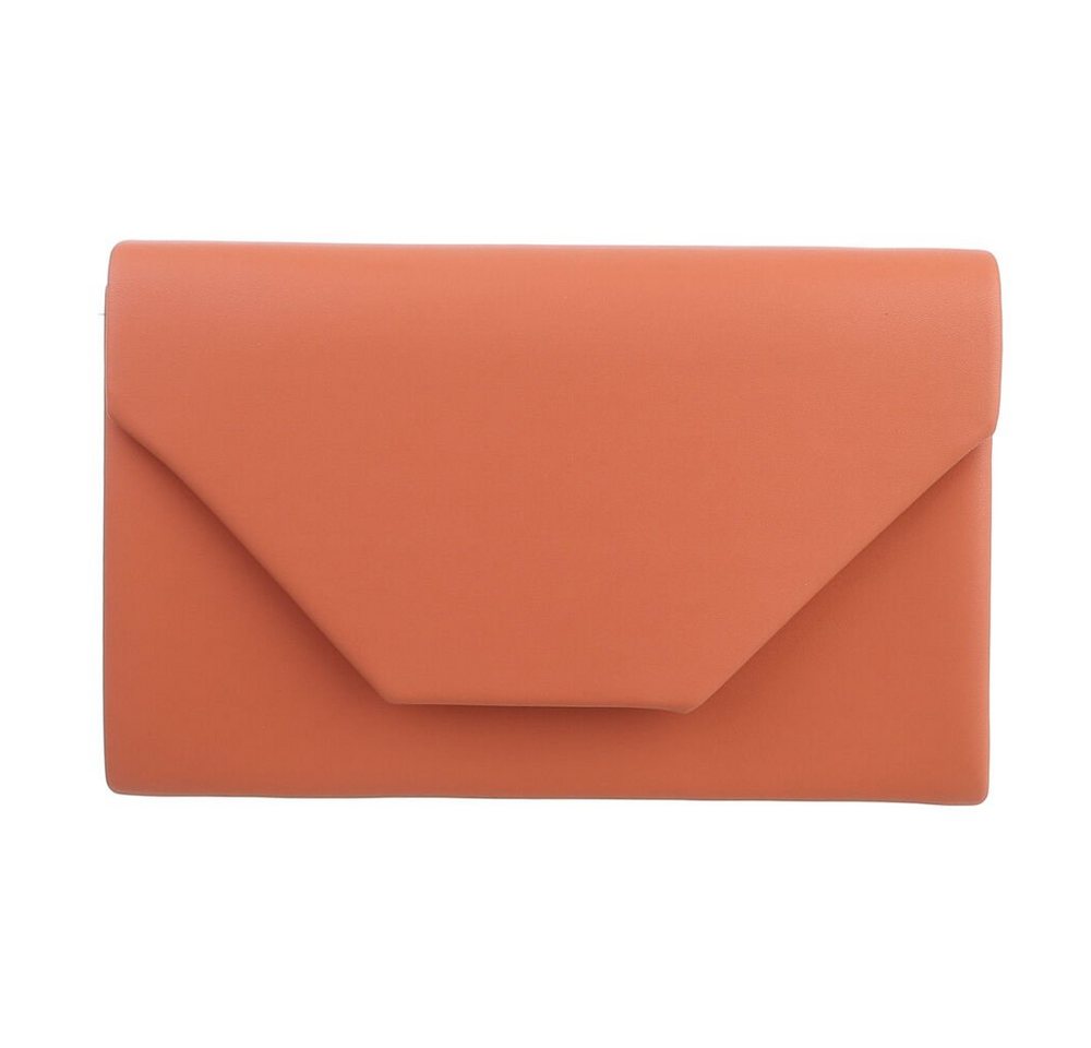 Ital-Design Clutch Kleine, Damentasche abendtasche schultertasche in Beige von Ital-Design