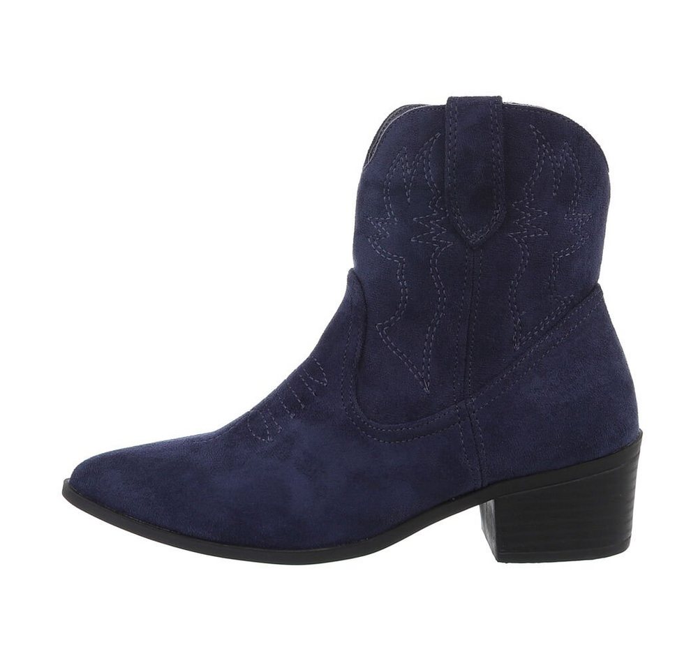 Ital-Design Damen Cowboyboots Western Westernstiefelette von Ital-Design