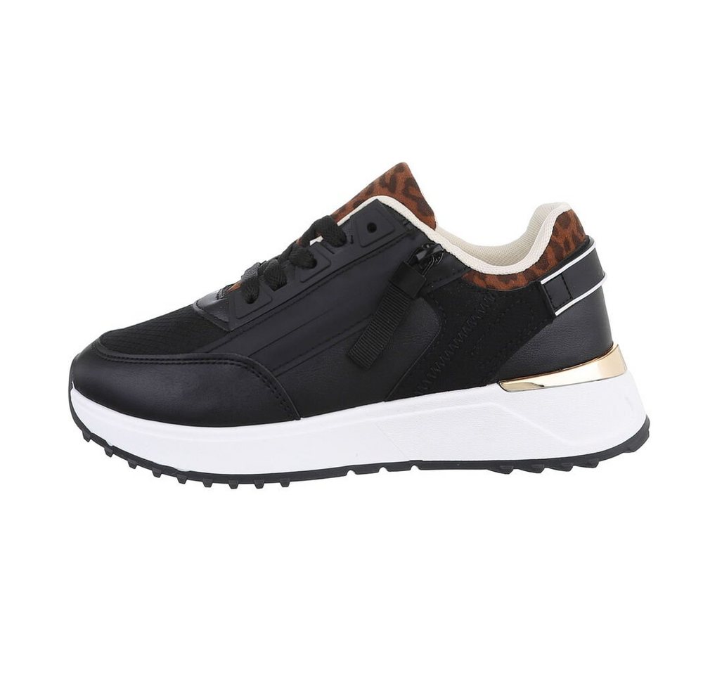 Ital-Design Damen Low-Top Freizeit Sneaker Flach Sneakers Low in Schwarz Ital-Design Damen Low-Top Freizeit Sneaker Flach Sneakers Low in Schwarz von Ital-Design