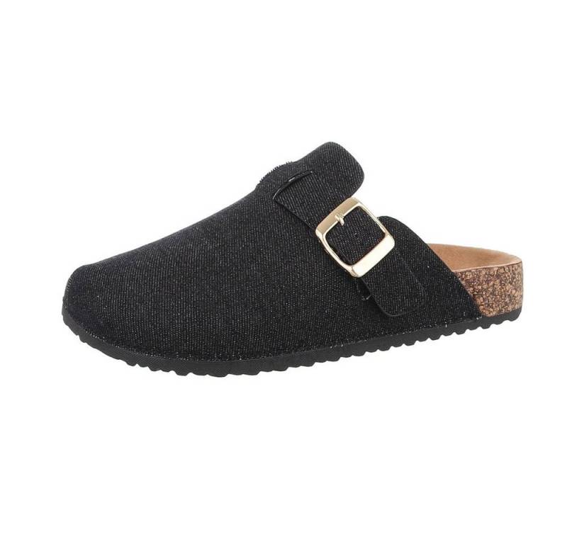 Ital-Design Damen Mules Freizeit Pantolette von Ital-Design