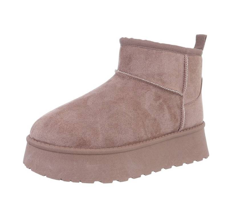 Ital-Design Damen Snowboots Freizeit Snowboots Plateaustiefeletten Snowboots von Ital-Design