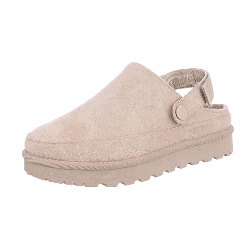 Ital Design Damenschuhe Freizeitschuhe Hausschuhe, 24896-, Textil, Beige, Gr. 38 von Ital Design